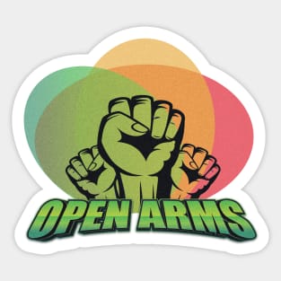 Open Arms Sticker